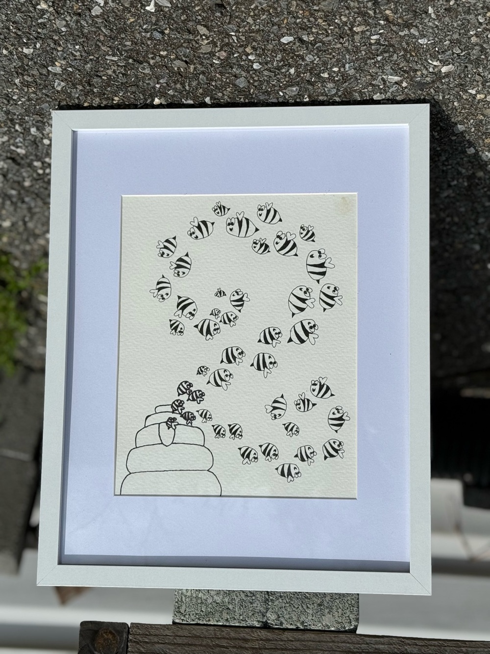 Nursery Decor Painting- Bee Hive